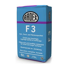 Ardex F3 wandegalisatie