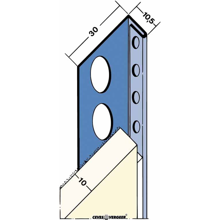 Afsluitprofiel 2180 rvs 10 mm | Stiho.nl Afsluitprofiel 2180 rvs 10 mm