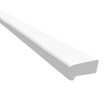 Meranti neuslat wit sponning 30mm | Stiho.nl Meranti neuslat wit sponning 30mm