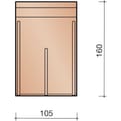 Terca einddorpel groef 160 links/rechts product photo