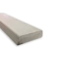 Hardhouten koplat schuin wit 12x45mm FSC product photo
