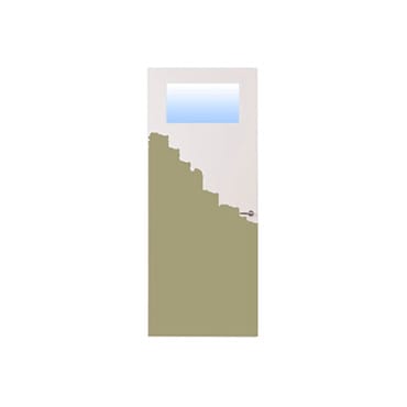 Boarddeur vpl klein glas 201,5cm FSC