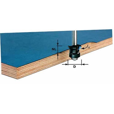 Festool fase/kantenfrees HW S8 D24