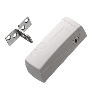 Axa automatisch oplegslot met sluitlus wit 32x95mm | Stiho.nl Axa automatisch oplegslot met sluitlus wit 32x95mm