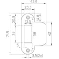 Nemef sluitplaat P1255/12 product photo