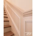 Grenen kooflijst kraal wit 45x70mm FSC product photo