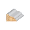 Grenen kooflijst lambri wit 40x55mm FSC product photo