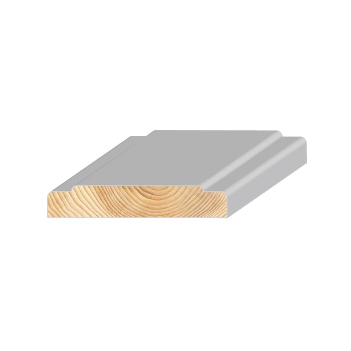 Grenen belegstuk wit 16x90mm FSC