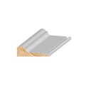 Grenen rozetlijst wit 19x56mm FSC product photo