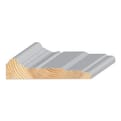 Grenen gootlijst wit 34x140mm FSC product photo