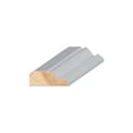 Grenen koplijst wit 18x44mm FSC product photo