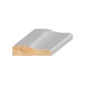 Grenen mantellijst wit 18x65mm FSC product photo