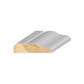 Grenen volantlijst wit 20x80mm FSC product photo