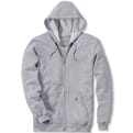 Carhartt hoodie rits heather grey product photo