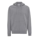 Hoodie zip sweat oxford grey product photo