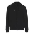 Hoodie zip sweat zwart product photo
