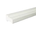 Hardhout profiel A wit gegrond 590cm FSC product photo