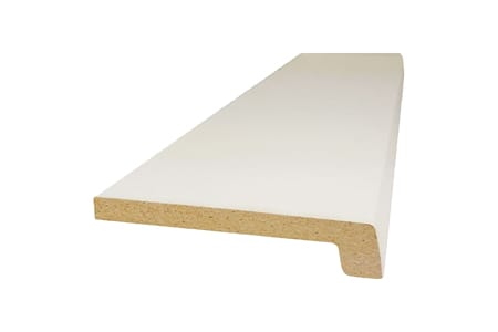 Monotop vensterbank wit zijdemat PEFC