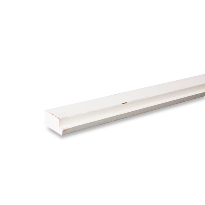 Hardhout raamhout R wit 40x90mm FSC
