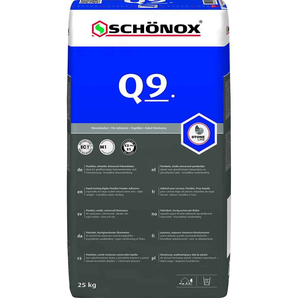 Schonox Q9W poedertegellijm | Stiho.nl Schonox Q9W poedertegellijm