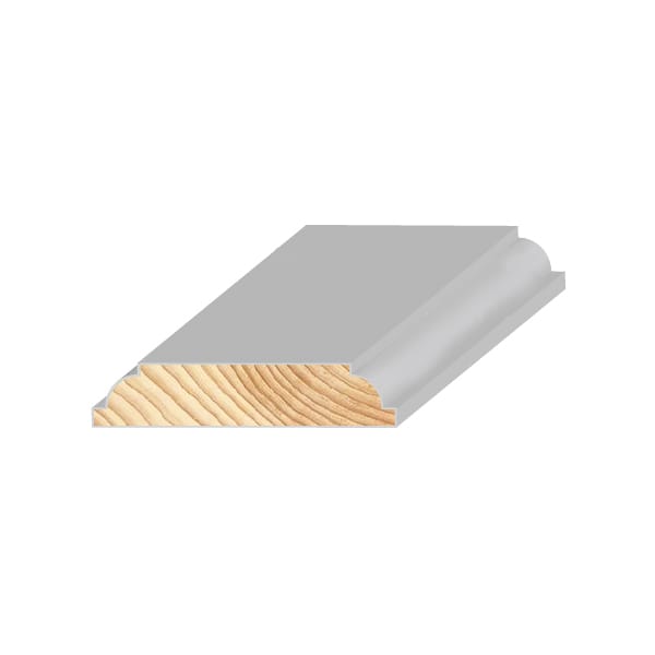 Grenen belegstuk deluxe wit 15x70mm FSC
