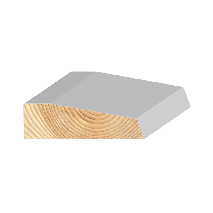 Grenen neut wit 30x110mm 120cm
