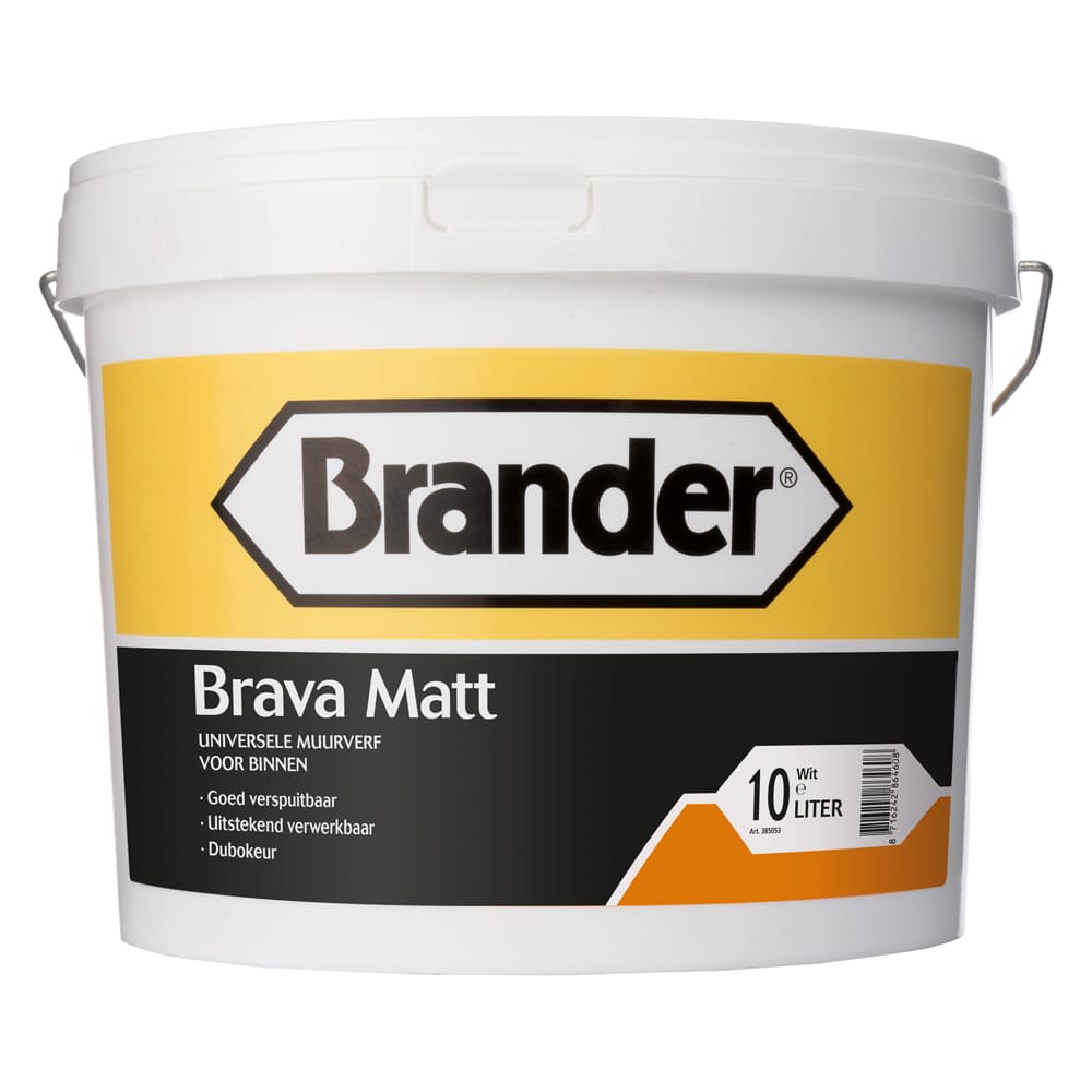 Brander Brava Matt muurverf mat wit