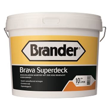 Brander Brava Superdeck muurverf mat wit