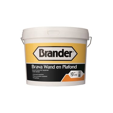 Brander Brava Wand en Plafond wit 10l | Stiho.nl Brander Brava Wand en Plafond wit 10l