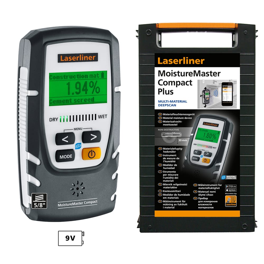 Laserliner MoistureMaster Compact Plus | Stiho.nl Laserliner MoistureMaster Compact Plus