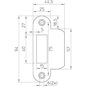 Nemef sluitplaat P635/12