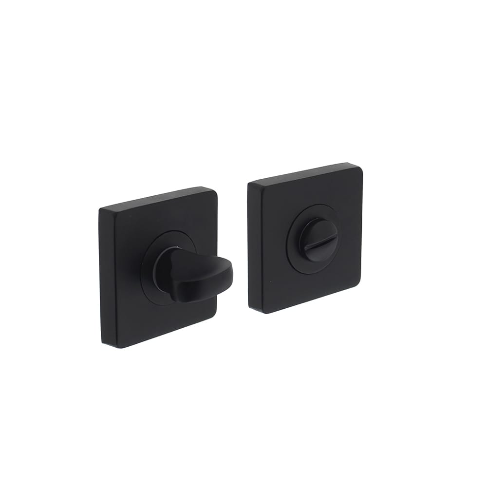 Intersteel rozet WC vierkant mat zwart