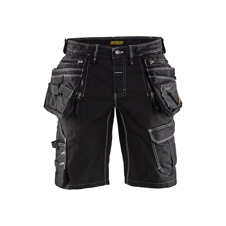 Bl&aring;kl&auml;der short X1900 denim zwart