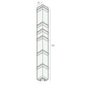 Keralit 2847 hoekstuk uitwendig 350mm product photo