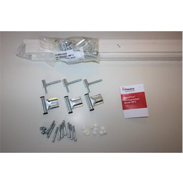 Theuma kalfdorpelset+toebehoren RAL9010
