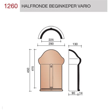 Koramic hoekkeper beginvorst