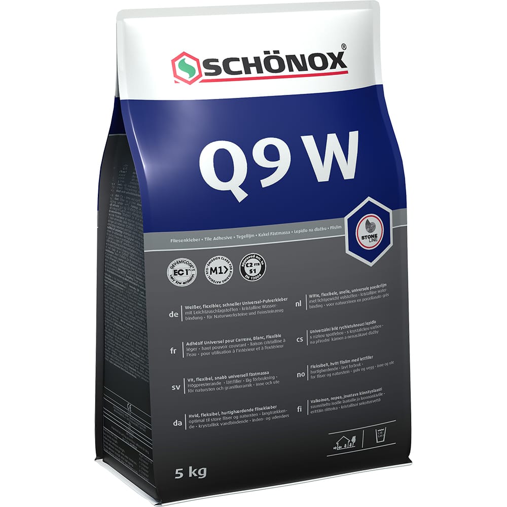 Schonox Q9W poedertegellijm