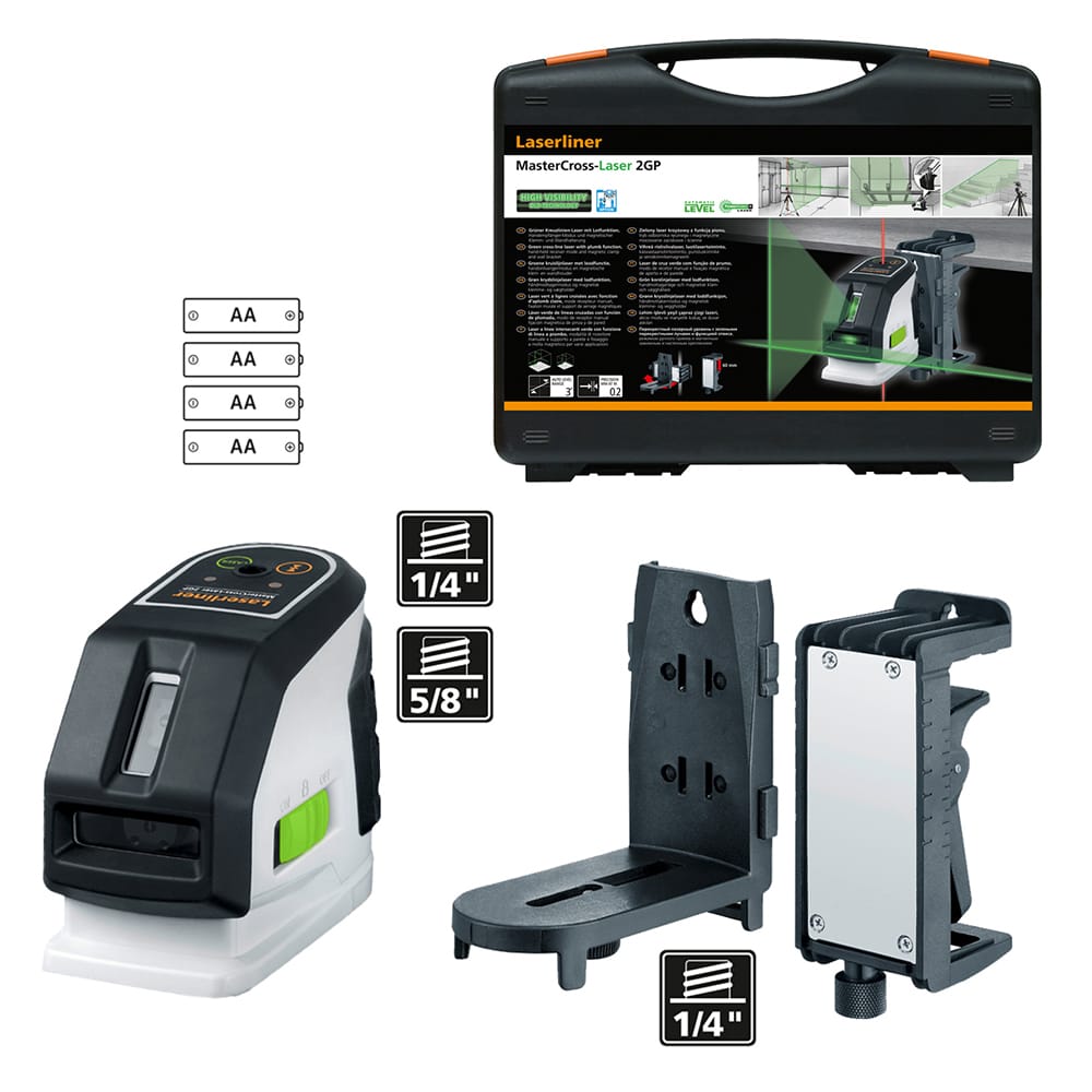 Laserliner MasterCross Laser 2GP Lasers En Detectoren