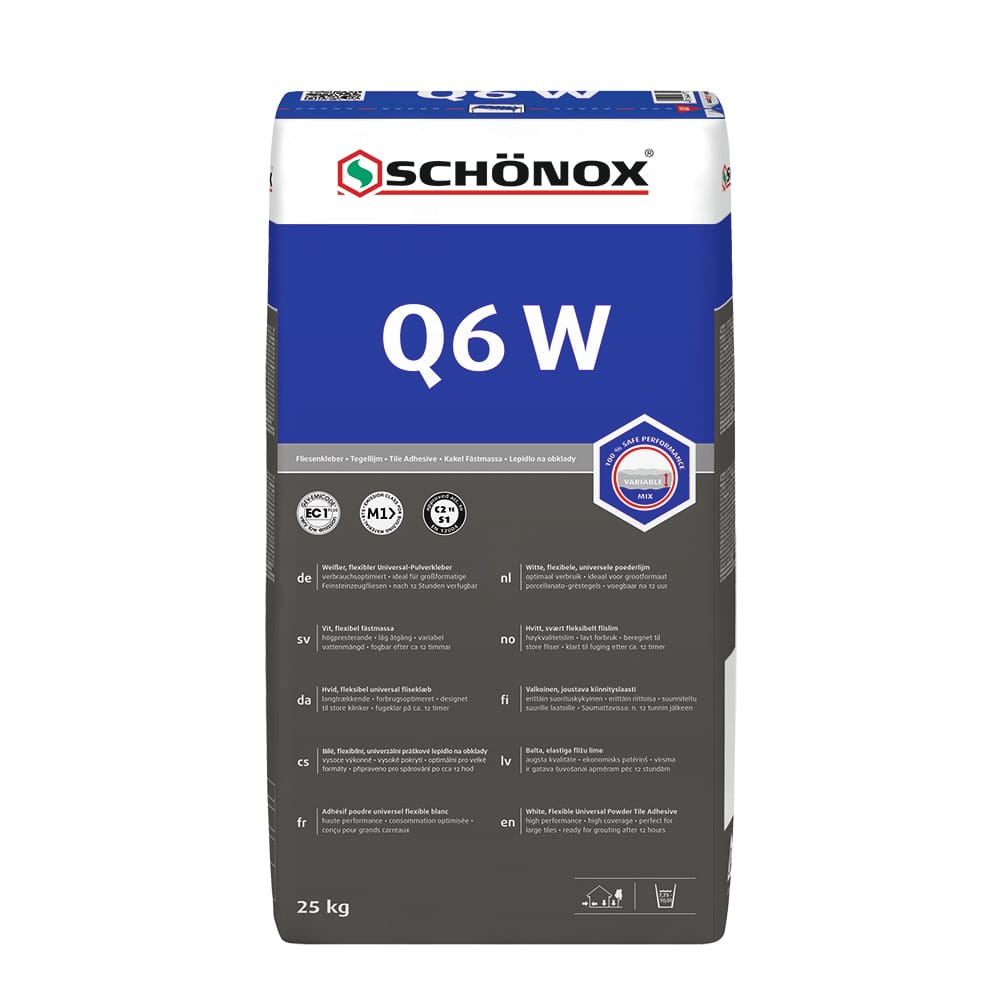 Schonox Q6W poedertegellijm
