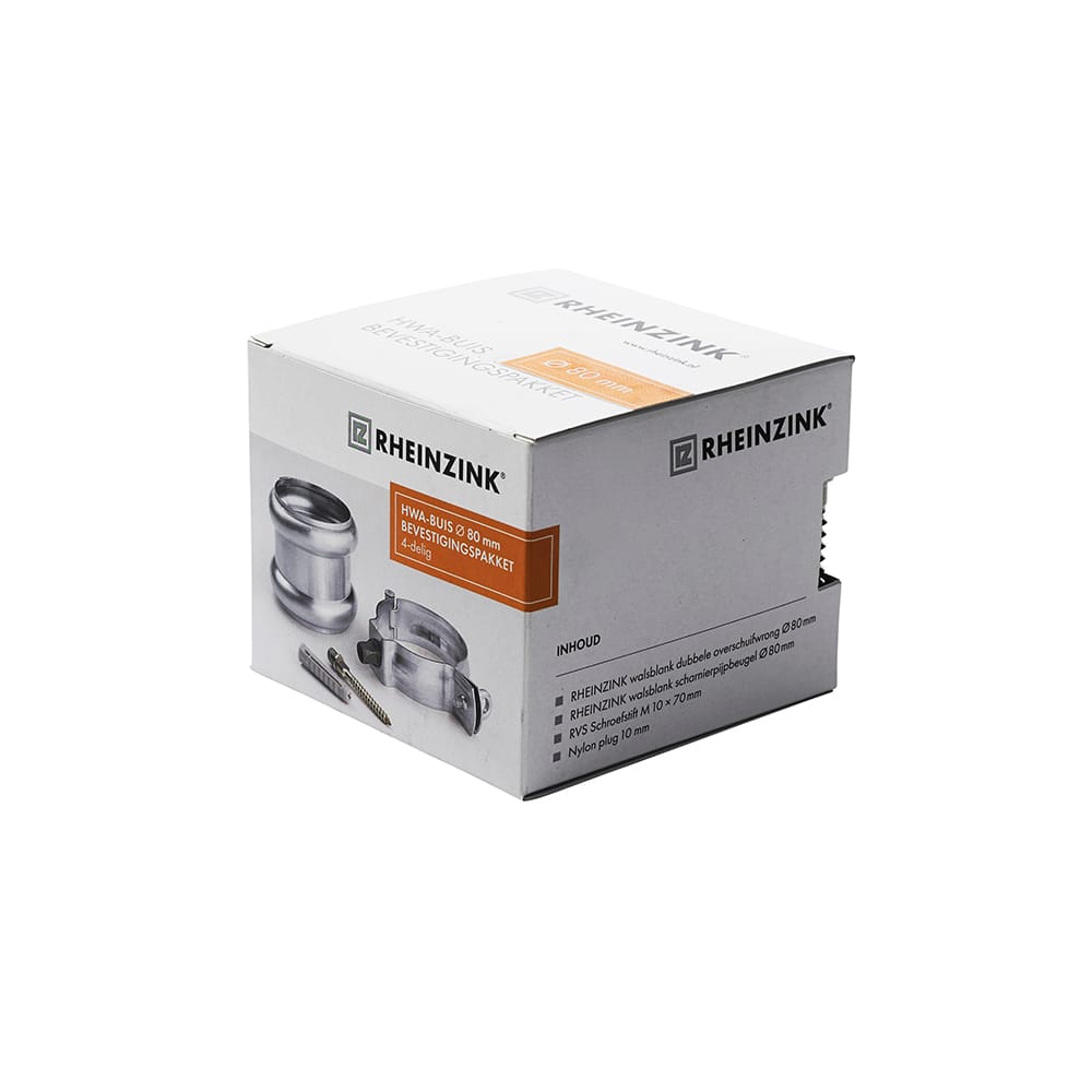 Rheinzink HWA Buis 80mm bevestigingsset