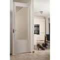 Opdekdeur gr glas EBC white lion rechts product photo
