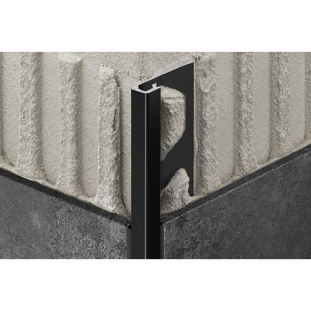 Afbouwprofiel Quadec AC Grafietzwart mat