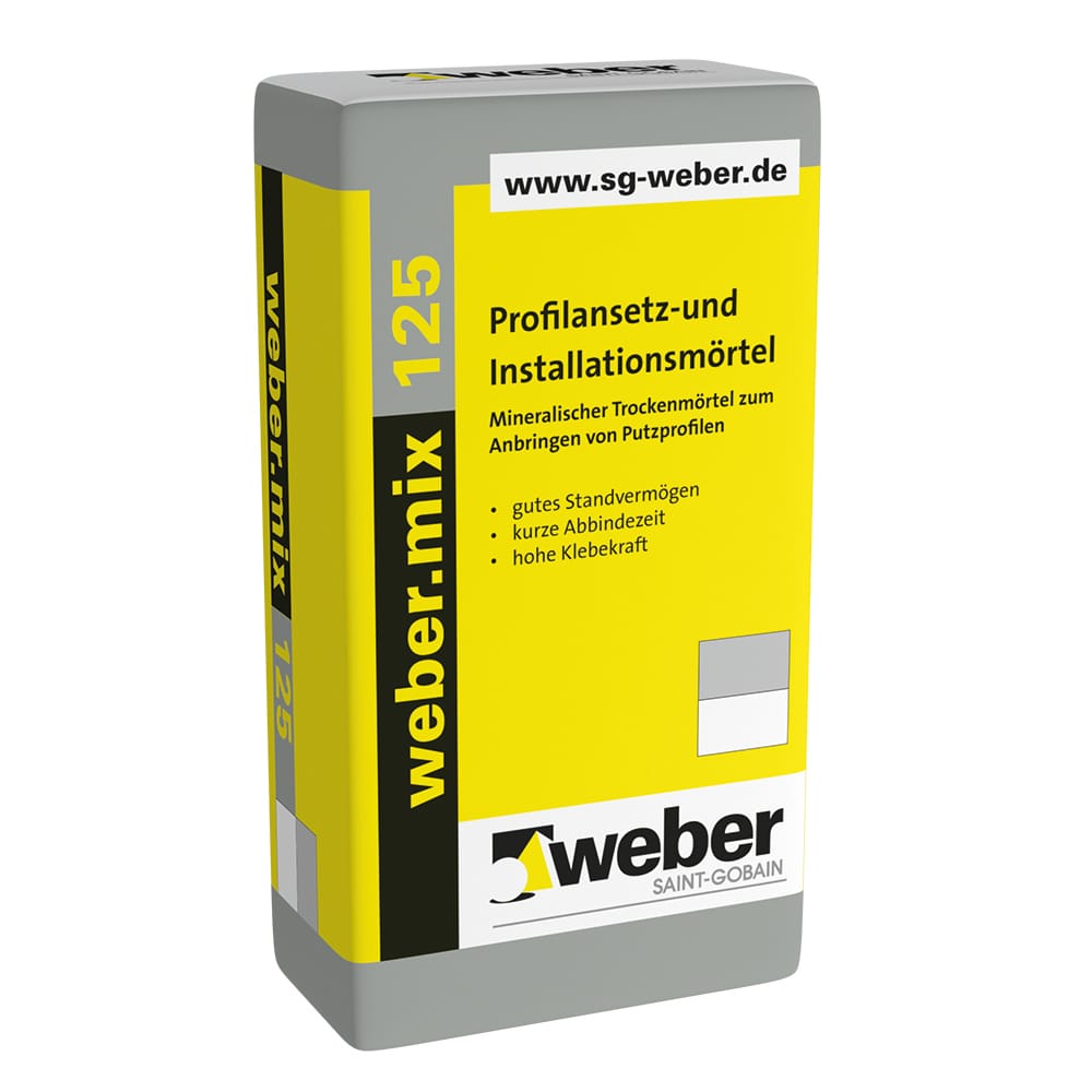Weber.mix 125 montagemortel | Stiho.nl Weber.mix 125 montagemortel