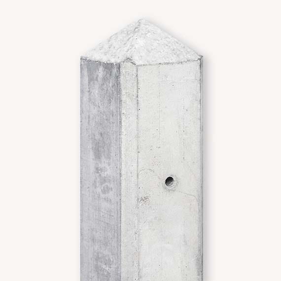 Beton tussenpaal grijs