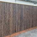 Tuinscherm bamboemat zwart product photo