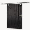 Tuindeur schuif grenen zwart PEFC product photo