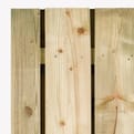 Tuindeur Solide grenen groen zwart frame product photo