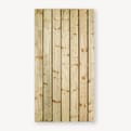 Tuindeur Solide grenen groen zwart frame product photo