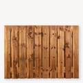 Tuinscherm Garderen grenen bruin PEFC product photo