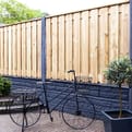 Tuinscherm Garderen grenen groen PEFC product photo